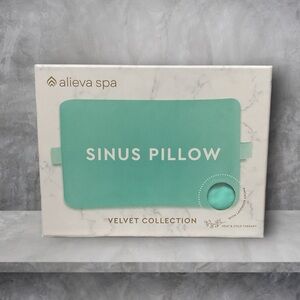 Alieva Spa Aqua Relaxing Sinus Pillow Velvet Collection- lavender aromatherapy